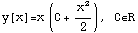 y[x]=x (C + x^2/2) , CϵR