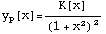 y [x] = K[x]/(1 + x^2)^2  p